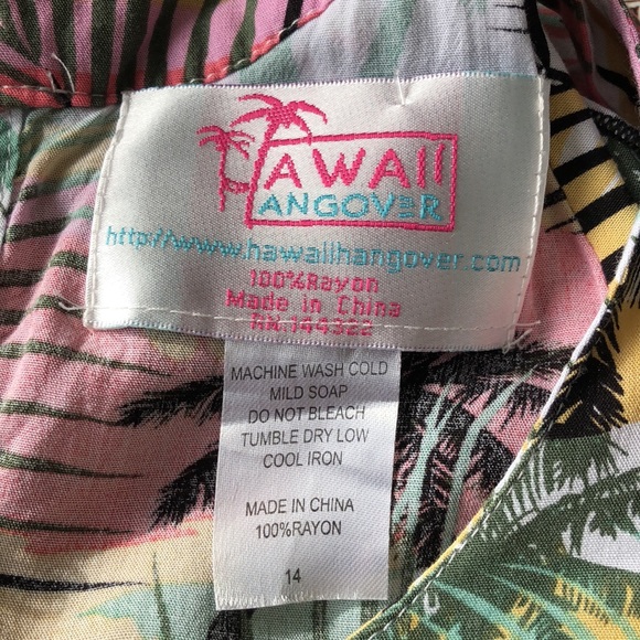 Hawaii Hangover Girls Dress - Picture 3 of 4